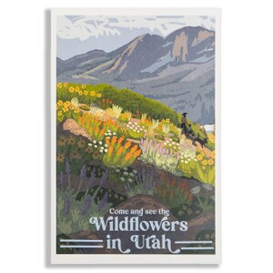 POSTCARD UTAH WILDFLOWERS LIESL CANNON